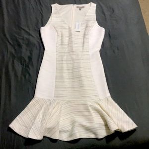 NWT-Banana Republic White/Cream Dress